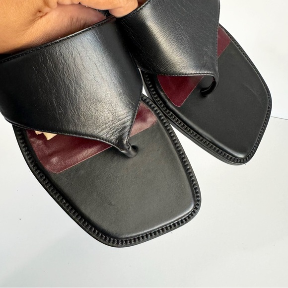 Staud Alexandre Lace Up Leather Gladiator Sandal US 9/9.5 EUR 40 Black - Picture 10 of 11